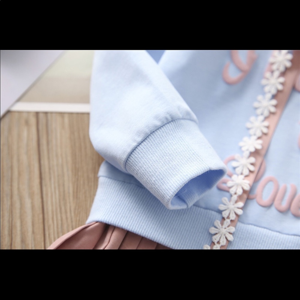 •HP•LAST 1!Autumn Love U Hooded|NWT|Pleated Dress• - Picture 5 of 8